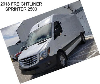 2018 FREIGHTLINER SPRINTER 2500