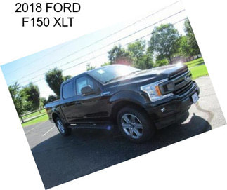 2018 FORD F150 XLT