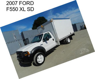 2007 FORD F550 XL SD