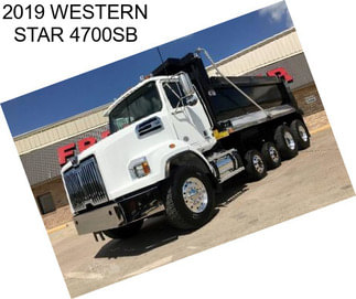 2019 WESTERN STAR 4700SB