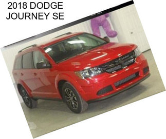 2018 DODGE JOURNEY SE