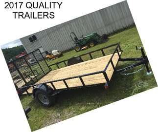 2017 QUALITY TRAILERS