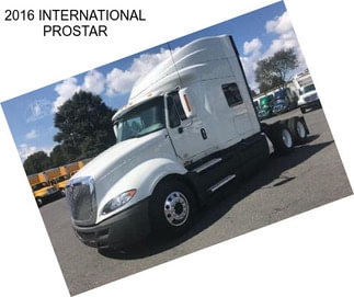 2016 INTERNATIONAL PROSTAR