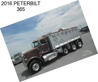 2016 PETERBILT 365