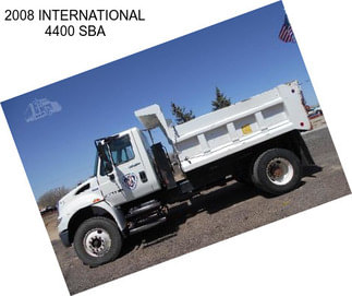 2008 INTERNATIONAL 4400 SBA