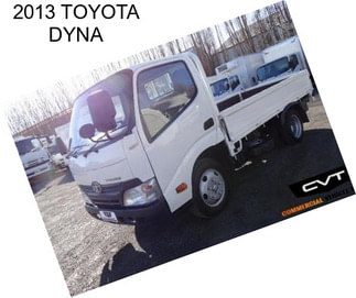 2013 TOYOTA DYNA