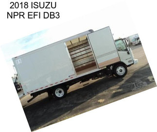 2018 ISUZU NPR EFI DB3