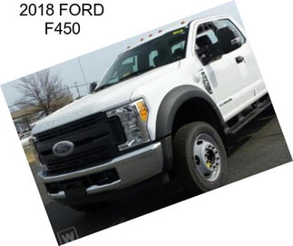 2018 FORD F450