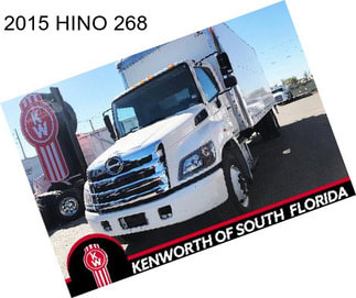 2015 HINO 268