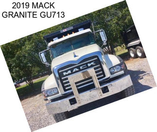 2019 MACK GRANITE GU713