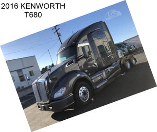 2016 KENWORTH T680