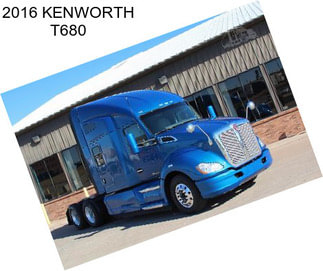 2016 KENWORTH T680