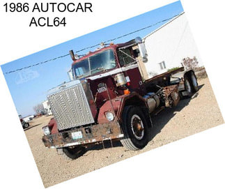 1986 AUTOCAR ACL64