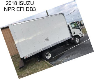 2018 ISUZU NPR EFI DB3