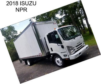 2018 ISUZU NPR