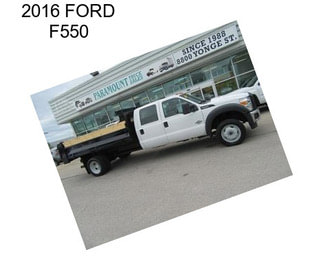 2016 FORD F550