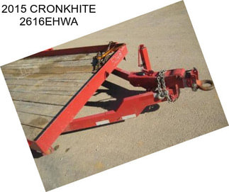 2015 CRONKHITE 2616EHWA