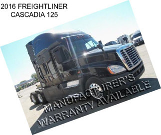 2016 FREIGHTLINER CASCADIA 125