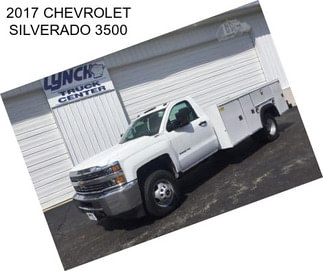 2017 CHEVROLET SILVERADO 3500