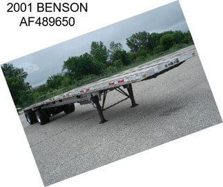 2001 BENSON AF489650