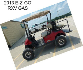 2013 E-Z-GO RXV GAS