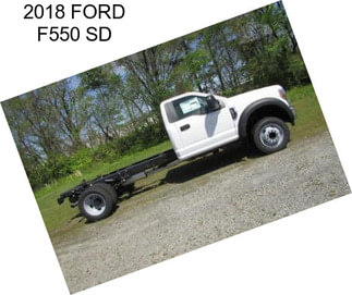 2018 FORD F550 SD