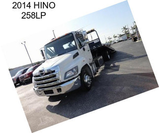 2014 HINO 258LP