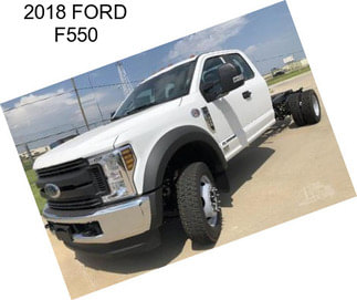 2018 FORD F550