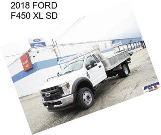 2018 FORD F450 XL SD