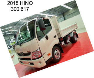 2018 HINO 300 617