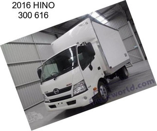 2016 HINO 300 616