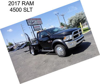 2017 RAM 4500 SLT