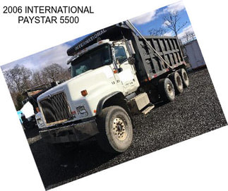 2006 INTERNATIONAL PAYSTAR 5500