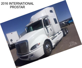 2016 INTERNATIONAL PROSTAR