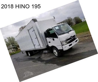 2018 HINO 195