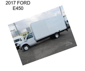 2017 FORD E450