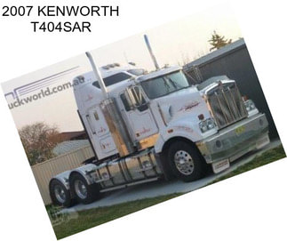 2007 KENWORTH T404SAR