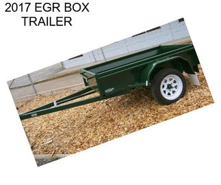 2017 EGR BOX TRAILER