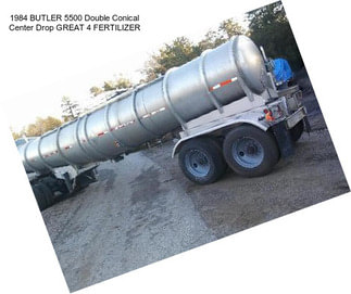 1984 BUTLER 5500 Double Conical Center Drop GREAT 4 FERTILIZER