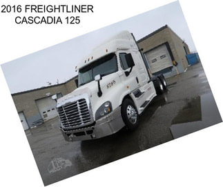 2016 FREIGHTLINER CASCADIA 125