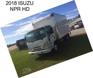 2018 ISUZU NPR HD