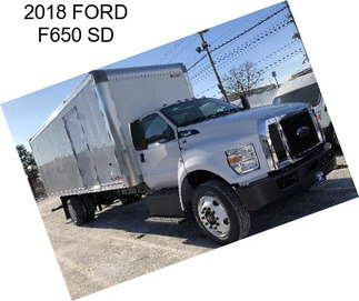 2018 FORD F650 SD