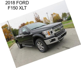 2018 FORD F150 XLT