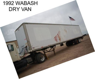 1992 WABASH DRY VAN