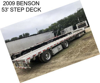 2009 BENSON 53\' STEP DECK