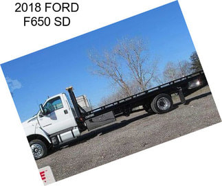 2018 FORD F650 SD