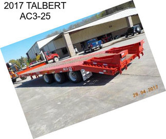 2017 TALBERT AC3-25