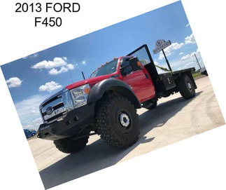 2013 FORD F450