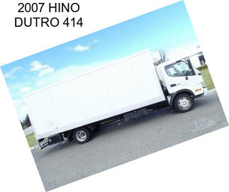 2007 HINO DUTRO 414