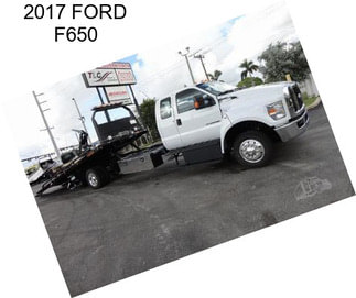 2017 FORD F650